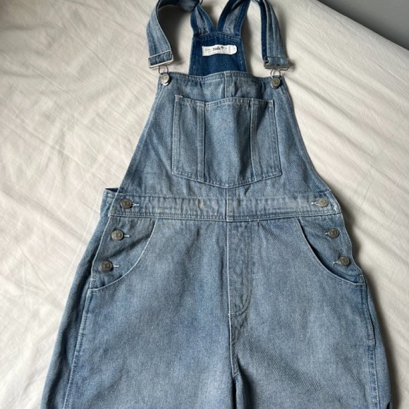 Denim Overalls Jumpsuit Shorts from Simons Twik - Picture 5 of 14
